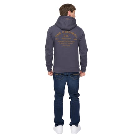 Crosshatch Heren Shoptown Hoodie (Marineblauw)
