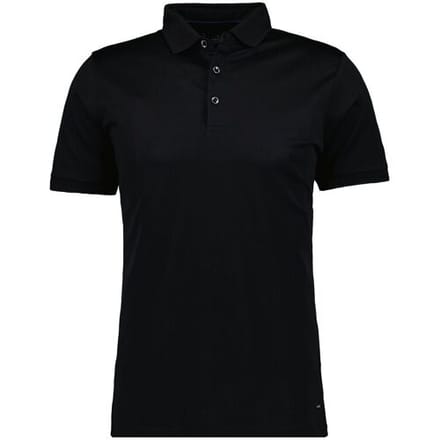 Ragman Polo Luxury Uni Color Mercerized Cotton Zwart / male