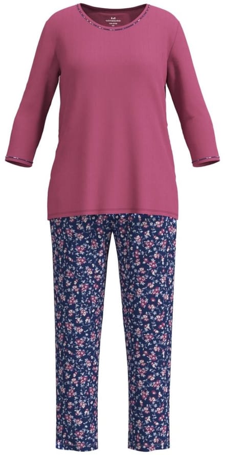 Gotzburg dames Pyjama 250296 425 rot-mittel-allover-52