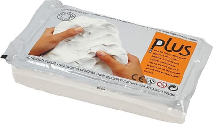 Klei - Zelfhardende Klei - Wit - DIY, Kleien - 1000gr - 12 stuks