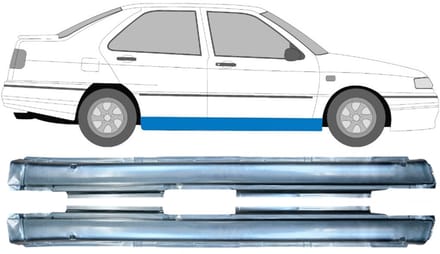Volledige dorpel voor Seat Toledo I 1991-1999 / Links + Rechts / Set