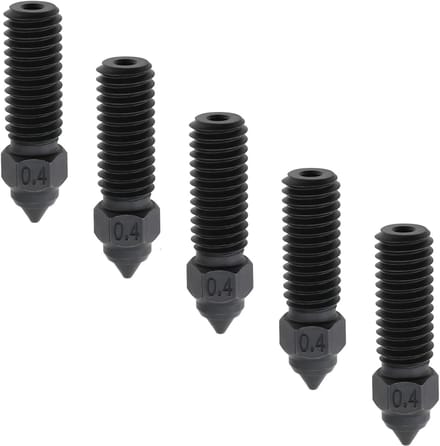 3D printer reserveonderdelen - 3D Printer Nozzles - 5-delige Hotend Kit voor 3D Printer Extruder, 0,4mm, Geschikt voor diverse modellen