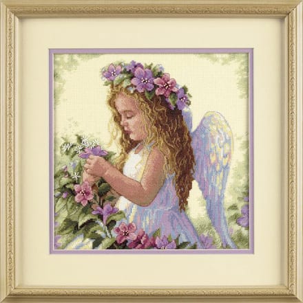 Passion flower angel aida telpakket Dimensions