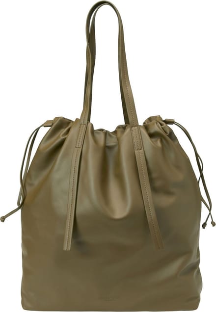 Marc O'Polo Schoudertas Shopper Forest Floor Olijfgroen