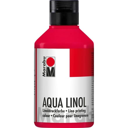 Marabu Aqua linodrukverf - Karmijnrood