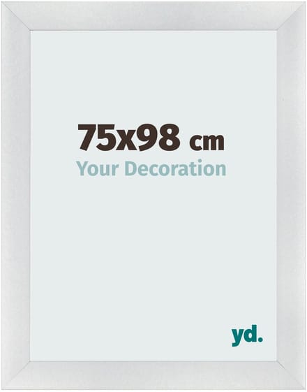 Your Decoration - Fotolijst 75x98 cm - MDF - Zilver Mat - Pisa