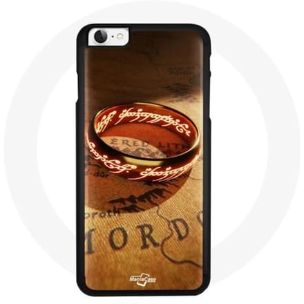 Coque - Le Seigneur des anneaux - Iphone 4 - Rigide - Noir - Protection