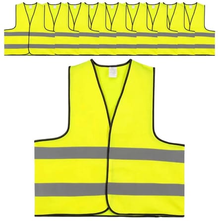 Geel veiligheidshesje | 100 stuks