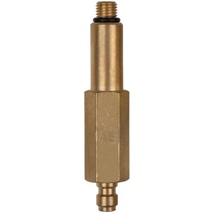 KS Tools 150.2345 Adapterstuk (lang) M8x1,0 buitenschroefdraad en 1/4 slangaansluiting met afdichtring