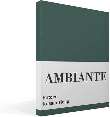 Ambiante Kussensloop - 60x70 cm - Dark Green