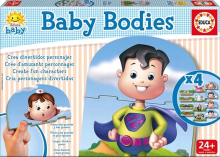 Educa Baby 4-in-1 Lichaamsonderdelen Puzzel