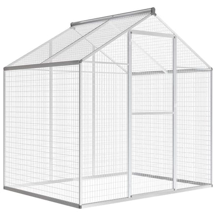 vidaXL - Volière - 178x122x194 - cm - aluminium