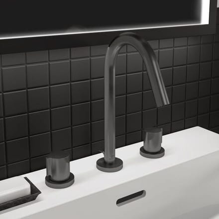 Ideal Standard 3-hole basin mixer with drain BC783A5