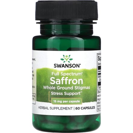 Saffraan, 15Mg, 60 Capsules