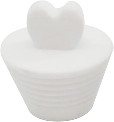 Badkamer Afvoer Stopper - Water Stop - Bad Vullen - Handige Trekker - 4x4.3cm - Wit