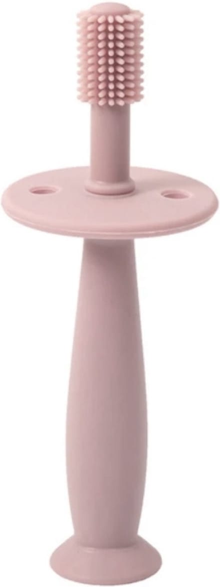 Ohboutiq Baby Tandenborstel - silicone - roze