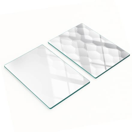 Multifunctionele decoratieve glazen keukenplanken, zeshoeken, 2x40x52 cm