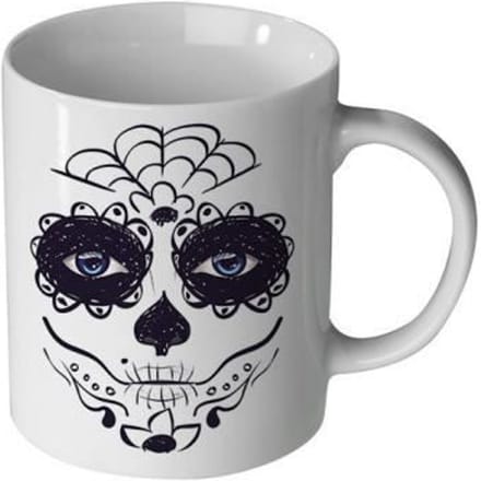 Mug en Céramique Vecteurs et illustrations de Calavera Caveiras Mexicanas