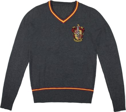 Cinereplicas Harry Potter - Gryffindor Gebreide trui - S - Grijs