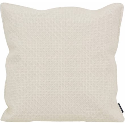 NOVÉE Sierkussen embossed cream | 45 x 45 cm | pu leder