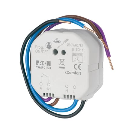 CSAU-01/04 Eaton xComfort Schakelactor Schakelvermogen (max.) 1840 W
