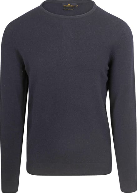 Steppin' Out Trui Merinowol Navy - Maat S - Heren - Pullovers