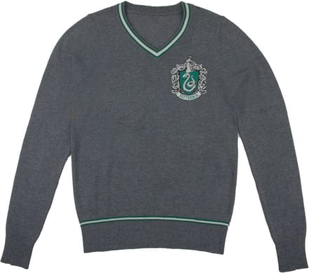 Harry Potter Gebreide trui -XS- Slytherin Grijs