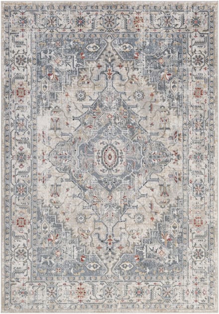 SURYA - DALILA Vintage Oosters Grijs Tapijt