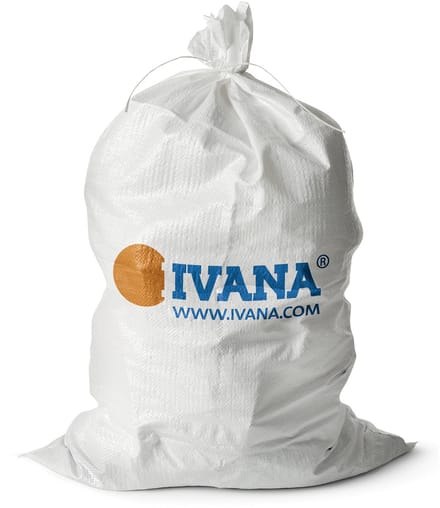 Ivana Puinzak - Afvalzak - Geweven - 75x120cm - 90ltr - 10 Stuks