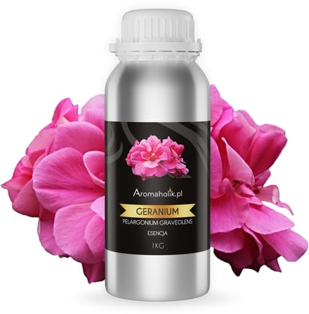Aromaholik Geraniumolie - 100% Natuurlijke Essentie - 1L - Kalmend - Bloemig Aroma