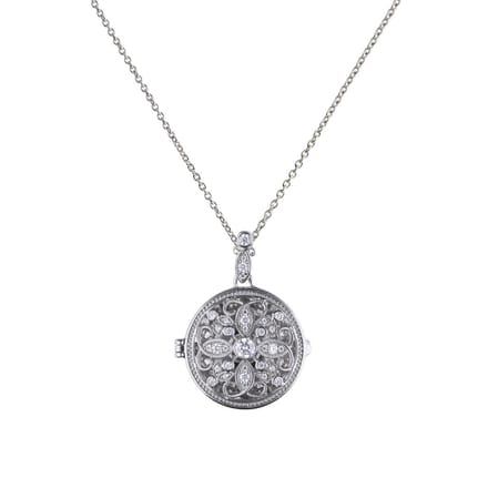 Diamonfire 65.1135.108250 Dames Ketting - Collier- Medaillon