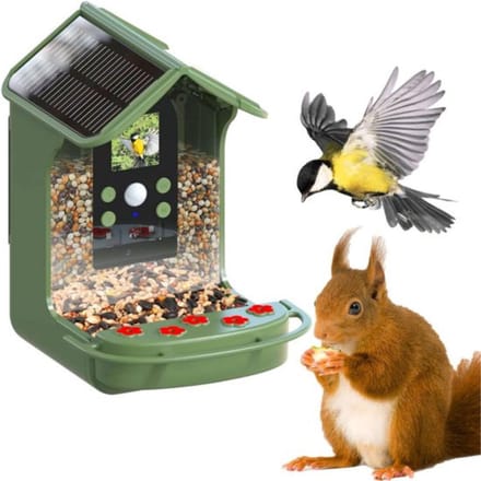 Thuys - Vogelhuisje Met Camera - Voederhuisje - Nestkast