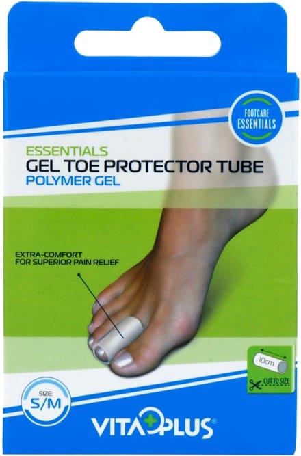 Vitaplus Essentials Gel Toe Protector Tube maat S/M 1ST