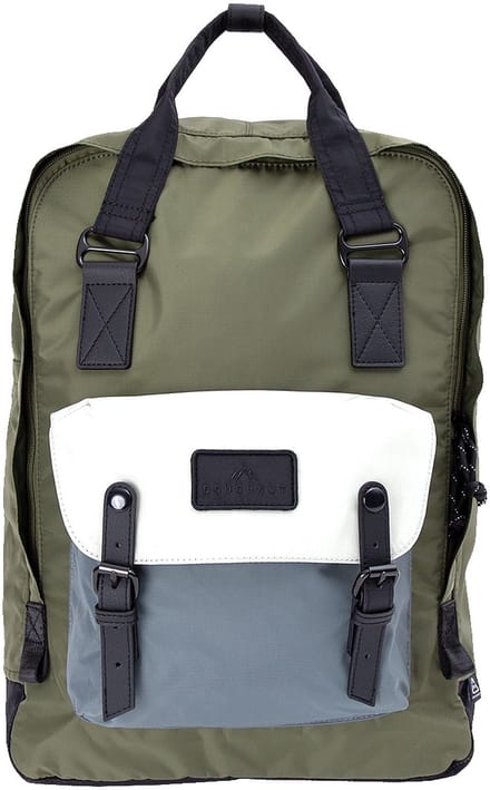 Doughnut Macaroon Go Wild 16 - Rugzak 38 cm (army x grey)