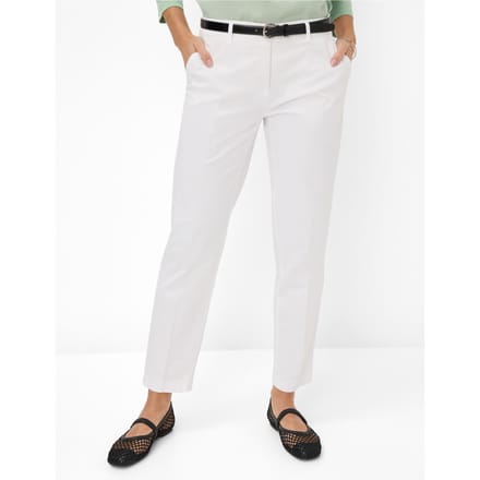 Broek in verkorte pasvorm model 'MARON'