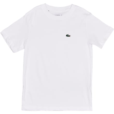 Lacoste Classic T-shirts Kinder - Wit - Maat 140 - 152 CM - Katoen Jersey