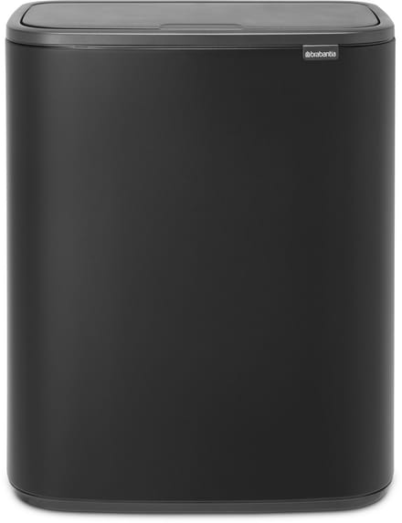 Brabantia Bo Touch Bin Prullenbak - 1 vak - 60 liter - Mineral Moonlight Black