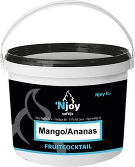 NJOY Fruitcocktail mango ananas 1 kg emmer