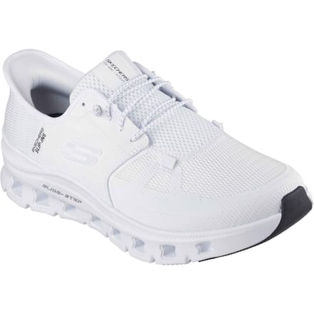 Skechers Glide-Step Pro Textiel Heren Witte Standaard Sneakers