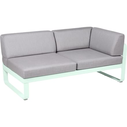 Fermob BELLEVIE hoekmodule rechts - A7 gletsjermunt - 79 Flanelgrijs