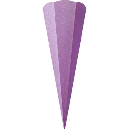 Schoolkegel blank "Glitter" - Violet