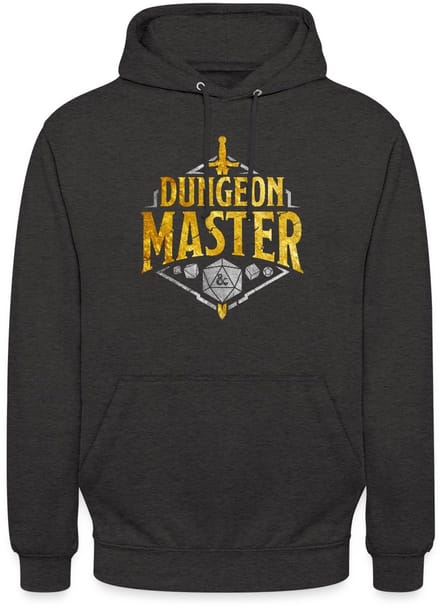 Dungeons And Dragons Dungeon Master Zilver En Goud Hoodie Unisex
