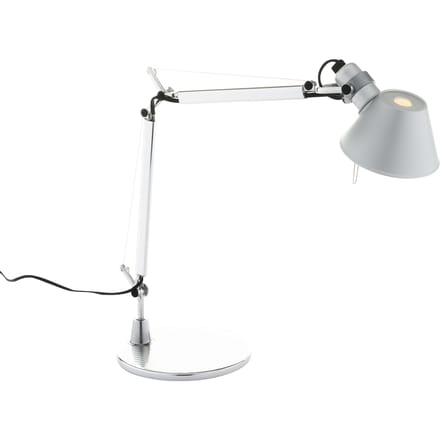 Artemide Tolomeo Micro Bureaulamp Retrofit Gepolijst Wit