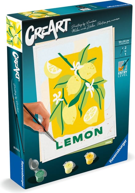 Ravensburger - Lemon - Schilderen op Nummer - 1 Kunstwerk