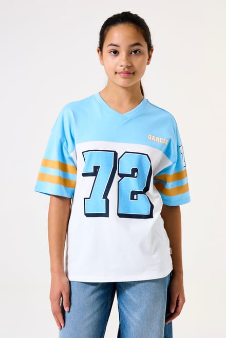 V-hals T-shirt meiden Garcia