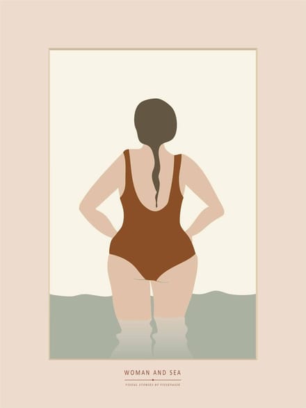 ViSSEVASSE Woman And The Sea - Poster - L