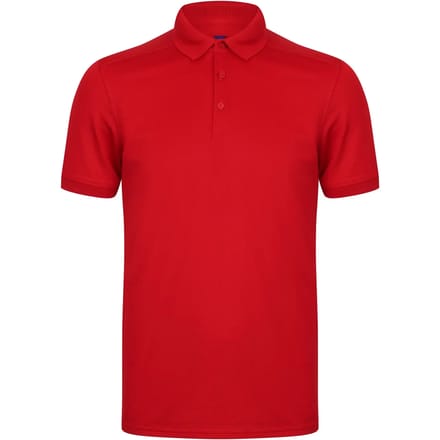 Stretch polyester polo Henbury