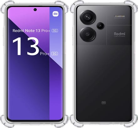 Hoesje geschikt voor Xiaomi Redmi Note 13 Pro+ – Extreme Shock Case – Cover Transparant