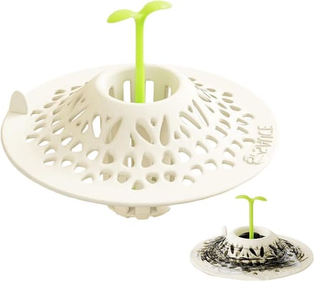 Haaropvanger Doucheput - Afvoer Haarstopper - Afvoer Beschermen - Flexibele Pasvorm - 8-15 cm diameter - Grijs