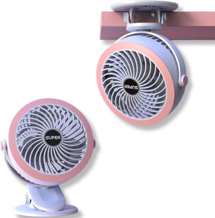 Livano Ventilator Staand - Ventilatoren - Tafelventilator - Statief - Extra Verkoelend - Aircooler - Cooling Fan - Cooler - Roze